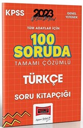 2023 KPSS Tüm Adaylar İçin 100 Soruda Türkçe Tamamı Çözümlü Soru Kitapçığı Yargı Yayınları - 1