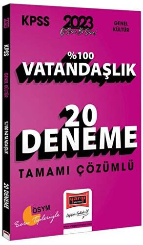 2023 KPSS Vatandaşlık Tamamı Çözümlü 20 Deneme - 1