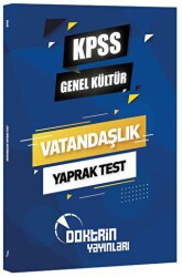 KPSS Vatandaşlık Yaprak Test - 1