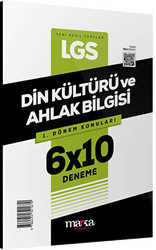 2025 LGS 1.Dönem Konuları Din Kültürü ve Ahlak Bilgisi 6 Deneme - 1