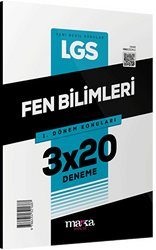 2025 LGS 1.Dönem Konuları Fen Bilimleri 3 Deneme - 1