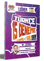 2023 LGS 1. Dönem Türkçe 15 Deneme Sınavı - 1