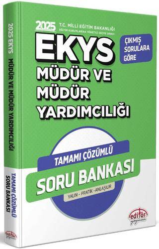 2025 MEB EKYS Müdür ve Müdür Yardımcılığı Çözümlü Soru Bankası - 1