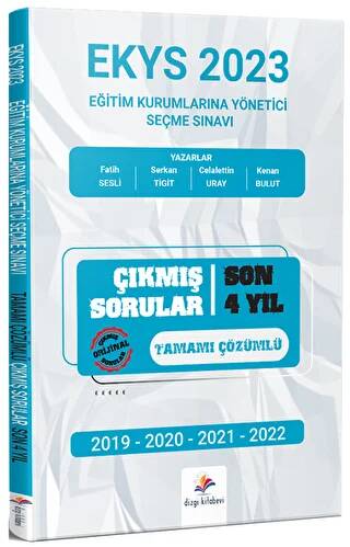 2023 MEB EKYS Müdür ve Yardımcılığı Son 4 Yıl Çıkmış Sorular Çözümlü - 1