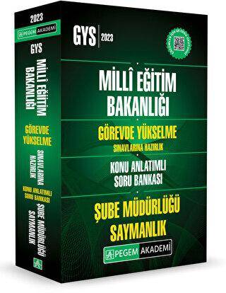 2023 MEB Görevde Yükselme Sınavlarına Hazırlık Konu Anlatımlı Soru Bankası Şube Müdürlüğü - Saymanlık - 1