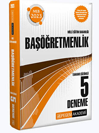 2023 Milli Eğitim Bakanlığı Başöğretmenlik 5 Deneme - 1