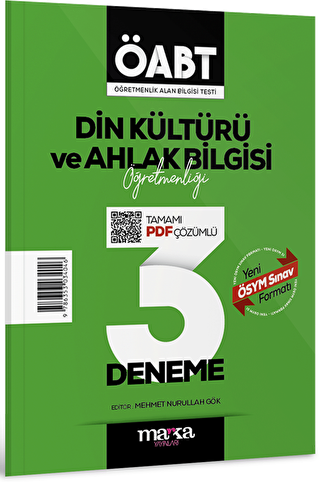 2025 ÖABT Din Kültürü ve Ahlak Bilgisi Öğretmenliği Tamamı Çözümlü 3 Deneme - 1