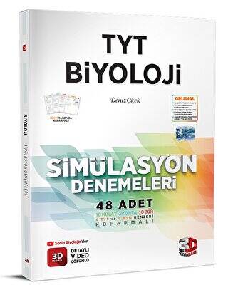 TYT Biyoloji Simülasyon Denemeleri Detaylı Video Çözümlü - 1