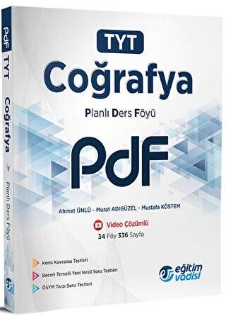 2023 TYT Coğrafya PDF Planlı Ders Föyü - 1