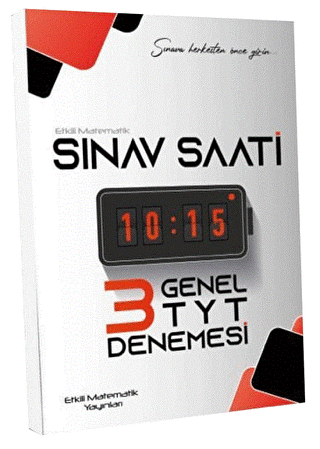 2023 TYT Sınav Saati 3 Deneme - 1