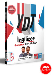 2025 YDT İngilizce Grammar Ders Notları - 1