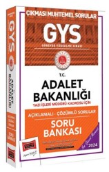 2024 Adalet Bakanlığı Yazı İşleri Müdürü Kadrosu İçin Soru Bankası - 1