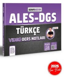 2025 ALES DGS Türkçe Video Ders Notları - 1