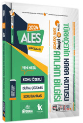 2024 ALES Türkçenin Kara Kutusu Anlam BilgisiSözcük-CümleDijital Çözümlü Konu Özetli Soru Bankası - 1