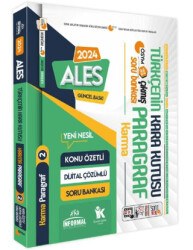 2024 ALES Türkçenin Kara Kutusu Karma Paragraf 2 Konu Özetli D. Çözümlü Çıkmış Soru Havuzu Bankası - 1