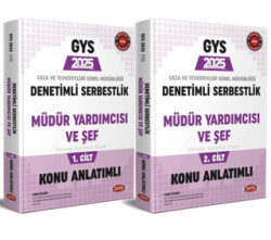 2025 Ceza ve Tevkifevleri Denetimli Serbestlik, Müdür Yardımcılığı ve Şeflik GYS Konu Anlatımlı 1-2 - 1