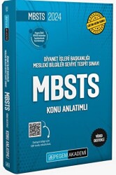 2024 Diyanet İşleri Başkanlığı Mesleki Bilgiler Seviye Tespit Sınavı MBSTS Konu Anlatımlı - 1