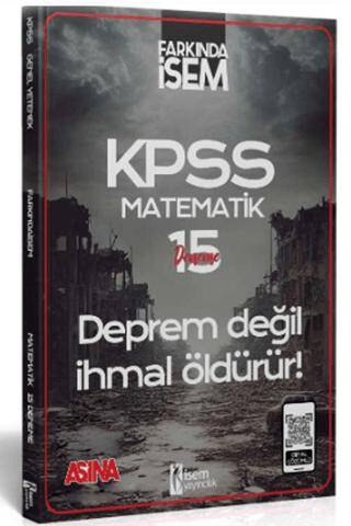 2024 Farkında İsem KPSS Aşina Matematik 15 Deneme - 1