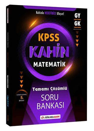 Genel Yetenek Kahin Matematik Tamamı Çözümlü Soru Bankası - 1