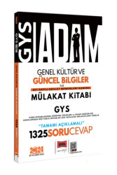 2024 GYS Adam Genel Kültür ve Güncel Bilgiler 657 Sayılı Devlet Memurları Kanunu Mülakat Kitabı - 1