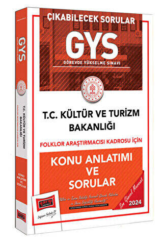 2024 GYS Kültür ve Turizm Bakanlığı Folklor Araştırmacısı Kadrosu İçin Konu Anlatımı ve Sorular - 1