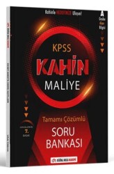 KPSS A Grubu Kahin MALİYE Tamamı Çözümlü Soru Bankası - 1