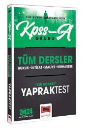 2024 KPSS A Grubu Tüm Dersler Çek Kopart Yaprak Test - 1