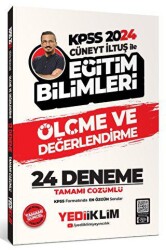 2024 KPSS Cüneyt İltuş ile Eğitim Bilimleri Ölçme ve Değerlendirme Tamamı Çözümlü 24 Deneme - 1