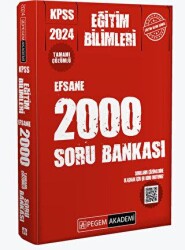 2024 KPSS Eğitim Bilimleri Çözümlü Efsane 2000 Soru Bankası - 1