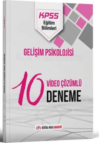 KPSS Eğitim Bilimleri Gelişim Psikolojisi Video Çözümlü 10 Deneme - 1