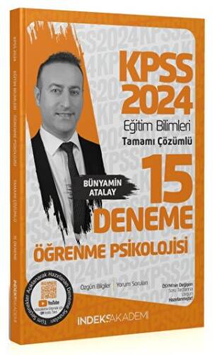 2024 KPSS Eğitim Bilimleri Öğrenme Psikolojisi 15 Deneme Çözümlü - 1