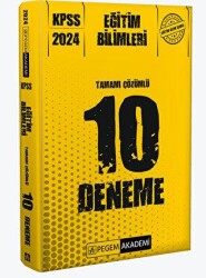 2024 KPSS Eğitim Bilimleri Tamamı Çözümlü 10 Deneme - 1