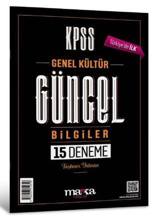 2025 KPSS Genel Kültür Güncel Bilgiler 15 Deneme - 1