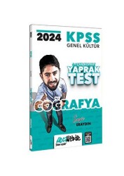 2024 KPSS GK Coğrafya Yaprak Test - 1