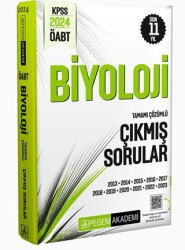 2024 KPSS ÖABT Biyoloji Öğretmenliği Tamamı Çözümlü Çıkmış Sorular - 1