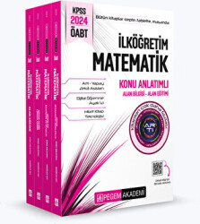 2024 KPSS ÖABT İlköğretim Matematik Konu Anlatımlı 4 Kitap - 1