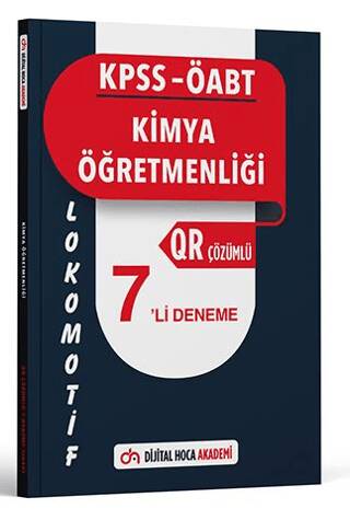 KPSS ÖABT Kimya Öğretmenliği Lokomotif Serisi QR Çözümlü 7`li Deneme - 1