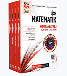 2024 KPSS ÖABT Lise Matematik Konu Anlatımlı 4 kitap - 1