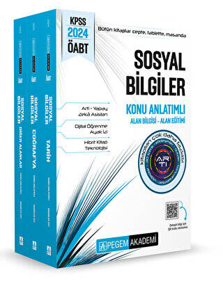 2024 KPSS ÖABT Sosyal Bilgiler Konu Anlatımlı 3 Kitap - 1