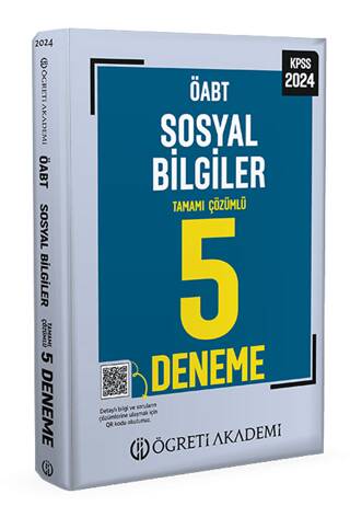 2024 KPSS ÖABT Sosyal Bilgiler Tamamı Çözümlü 5 Deneme - 1