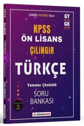 KPSS Ön Lisans Çilingir Türkçe Tamamı Çözümlü Soru Bankası - 1