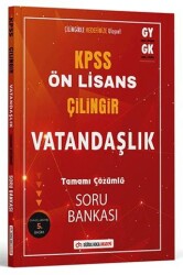 KPSS Ön Lisans Çilingir Vatandaşlık Tamamı Çözümlü Soru Bankası - 1