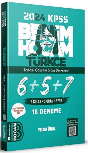 2024 KPSS Türkçe Tamamı Çözümlü 6+5+7 Deneme - 1