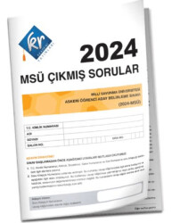 2024 MSÜ Çıkmış Sorular Tıpkı Basım Kitapçığı - 1