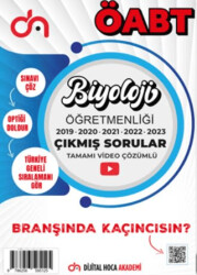 ÖABT Biyoloji Öğretmenliği Son Beş Yıl Çıkmış Sorular Tamamı Video Çözümlü - 1