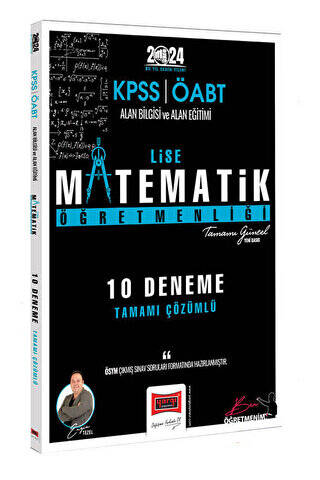 2024 ÖABT Lise Matematik Öğretmenliği 10 Deneme Sınavı - 1