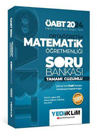 2024 ÖABT Ortaöğretim Matematik Öğretmenliği Tamamı Çözümlü Soru Bankası - 1