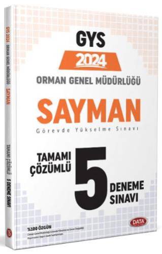 2024 Orman Genel Müdürlüğü Sayman Tamamı Çözümlü 5 Deneme Sınavı - 1