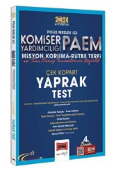 2024 Polis Meslek İçi PAEM Komiser Yardımcılığı Misyon Koruma Rütbe Terfi ve Tüm Branş Sınavlarına Hazırlık Yıldız Serisi Çek Kopart Yaprak Test - 1