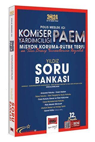 2024 Polis Meslek İçi PAEM Komiser Yardımcılığı Misyon Koruma Rütbe Terfi ve Tüm Branş Sınavlarına Yönelik Yıldız Soru Bankası - 1